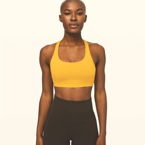 Lululemon Energy Sports Bra Size 4 Yellow